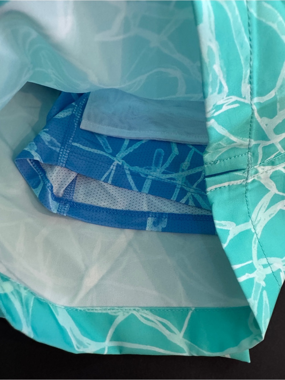 NWT Chubbies Mint Green and Blue Men's Swim Shorts Size Medium 7” - Picture 7 of 11